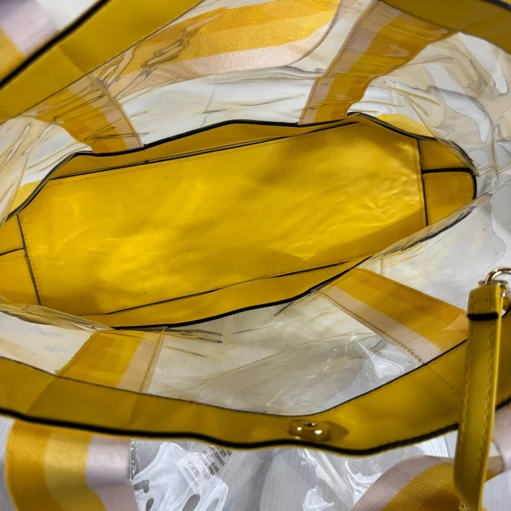 81. Transparent Yellow Tote Bag